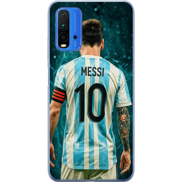 Xiaomi Redmi 9T Läpinäkyvä kuori Messi