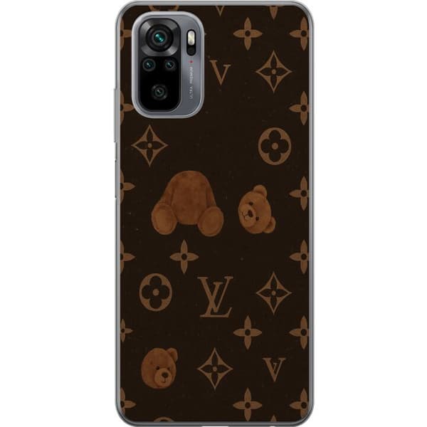 Xiaomi Redmi Note 10 Genomskinligt Skal Plush Luxe