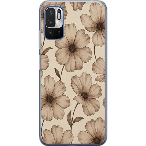 Xiaomi Redmi Note 10 5G Läpinäkyvä kuori Pastel Rush