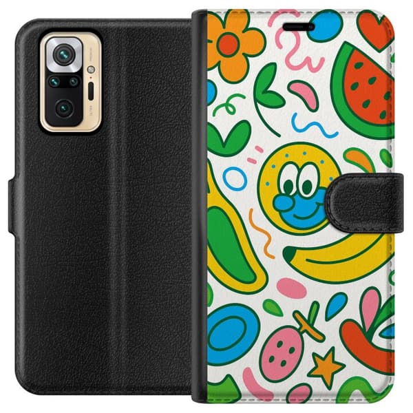 Xiaomi Redmi Note 10 Pro Lompakkokotelo Perhosverho