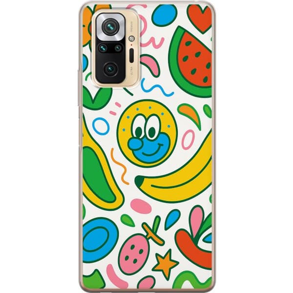 Xiaomi Redmi Note 10 Pro Gennemsigtig cover Sommerfugle Slør