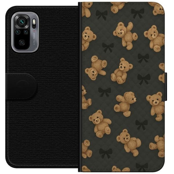 Xiaomi Redmi Note 10S Lompakkokotelo Teddy Halauksia