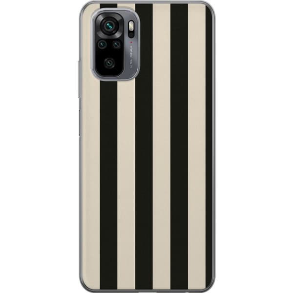 Xiaomi Redmi Note 10S Genomskinligt Skal Line Flow