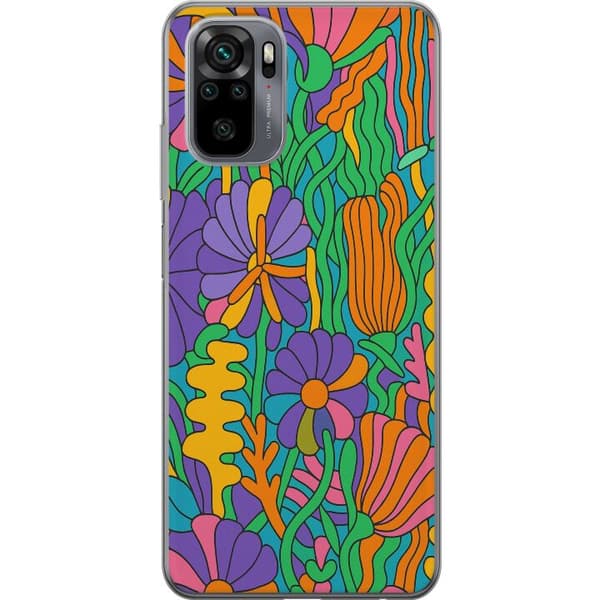 Xiaomi Redmi Note 10S Gennemsigtig cover Farveeksplosion