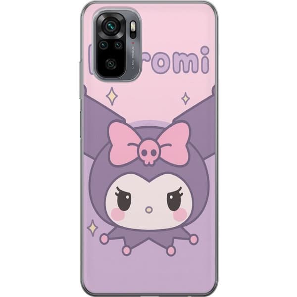 Xiaomi Redmi Note 10S Gennemsigtig cover Midnat Blomst