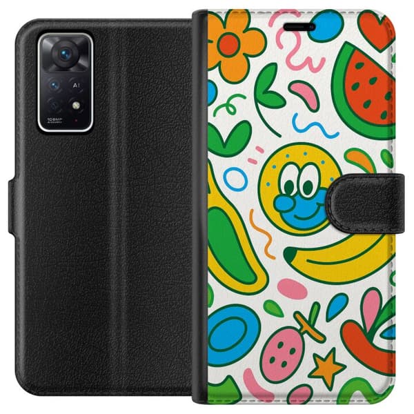 Xiaomi Redmi Note 11 Pro 5G Lommeboketui Sommerfuglslør