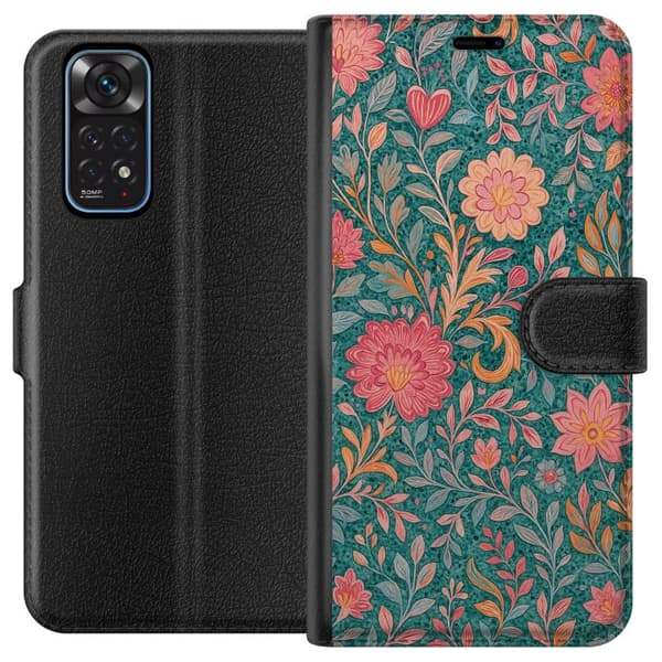 Xiaomi Redmi Note 11 Tegnebogsetui Floral Dream