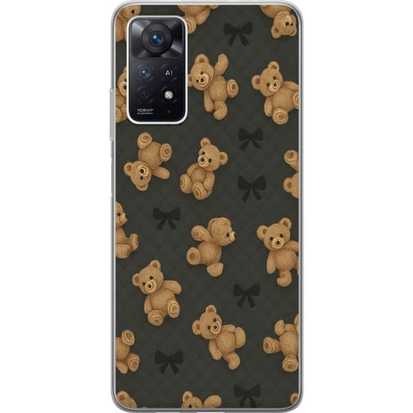 Xiaomi Redmi Note 11 Pro 5G Genomskinligt Skal Teddy Hugs