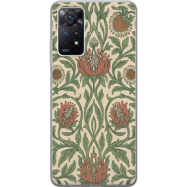 Xiaomi Redmi Note 11 Pro 5G Gennemsigtig cover Blad Detaljer