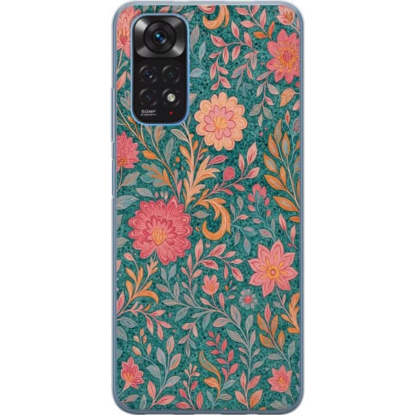 Xiaomi Redmi Note 11S Läpinäkyvä kuori Floral Dream
