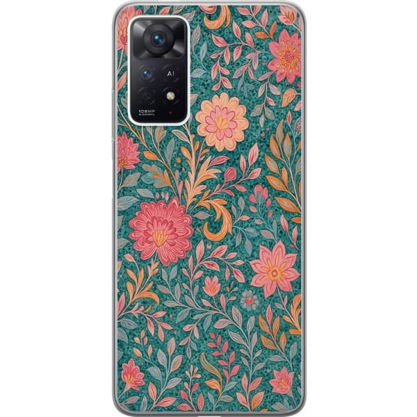 Xiaomi Redmi Note 11 Pro Genomskinligt Skal Floral Dream