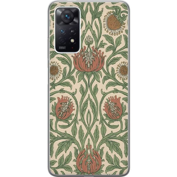 Xiaomi Redmi Note 11 Pro Gennemsigtig cover Blad Detaljer