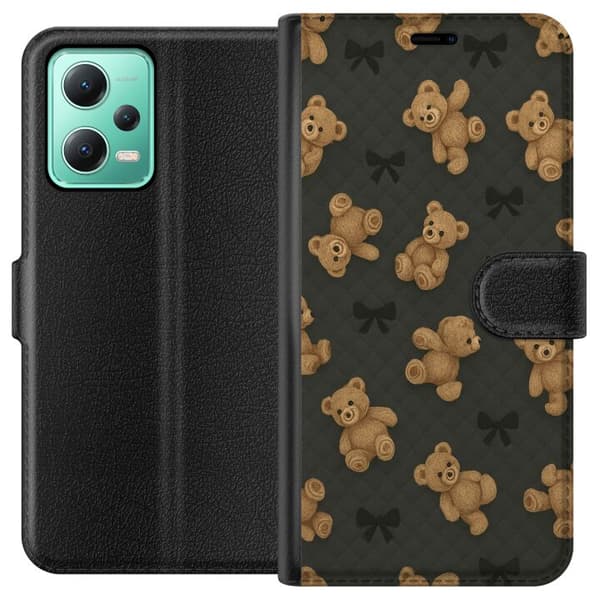 Xiaomi Redmi Note 12 Plånboksfodral Teddy Hugs