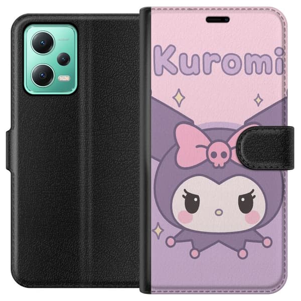 Xiaomi Redmi Note 12 Lommeboketui Midnattsblomst