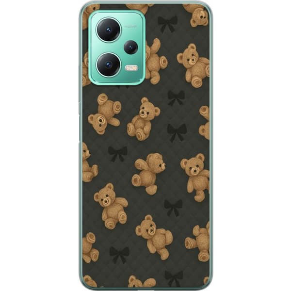 Xiaomi Redmi Note 12 Gjennomsiktig deksel Teddy Klemmer
