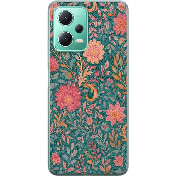 Xiaomi Redmi Note 12 Läpinäkyvä kuori Floral Dream