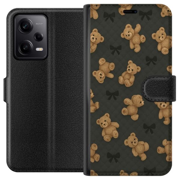 Xiaomi Redmi Note 12 Pro Plånboksfodral Teddy Hugs