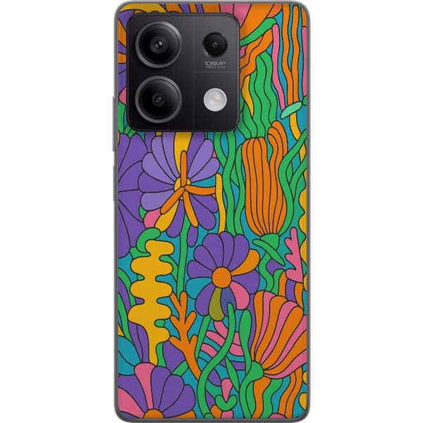 Xiaomi Redmi Note 13 Läpinäkyvä kuori Värien räjähdys