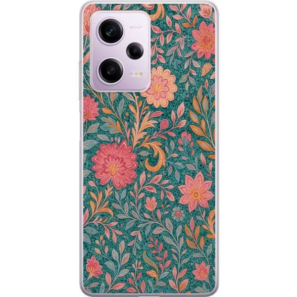 Xiaomi Redmi Note 12 Pro Gennemsigtig cover Floral Dream