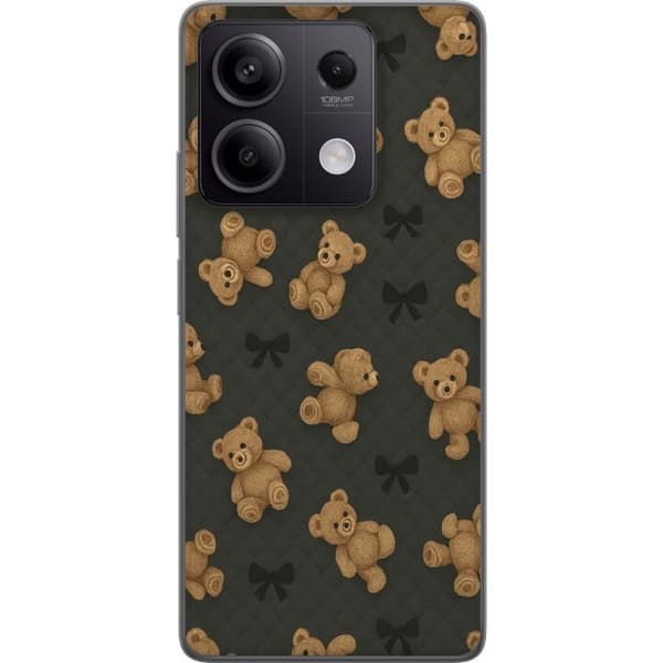 Xiaomi Redmi Note 13 Pro Läpinäkyvä kuori Teddy Halauksia