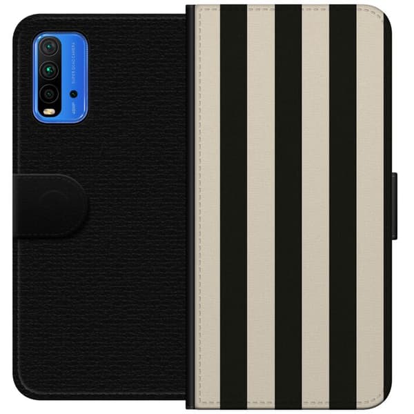 Xiaomi Redmi Note 9 4G Tegnebogsetui Linje Flow