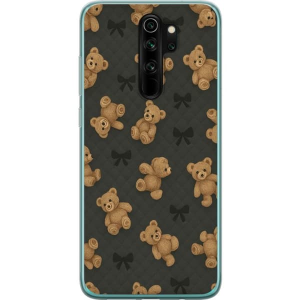 Xiaomi Redmi Note 8 Pro  Läpinäkyvä kuori Teddy Halauksia