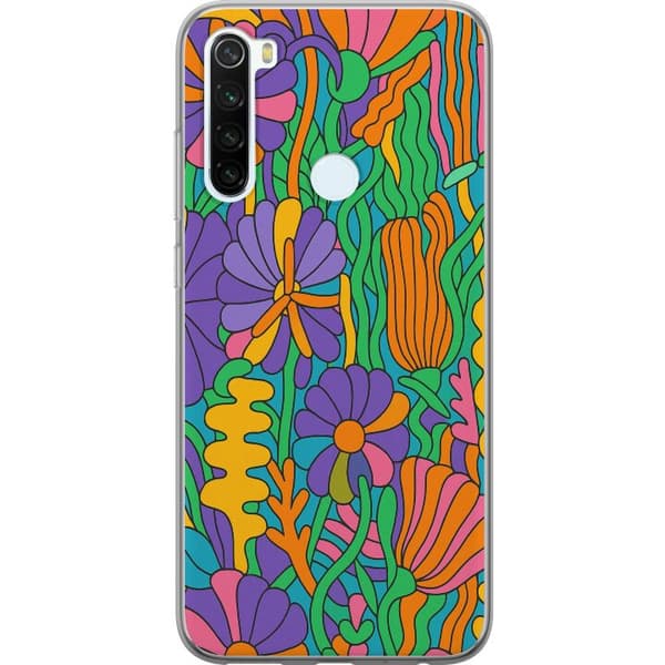 Xiaomi Redmi Note 8 Läpinäkyvä kuori Värien räjähdys