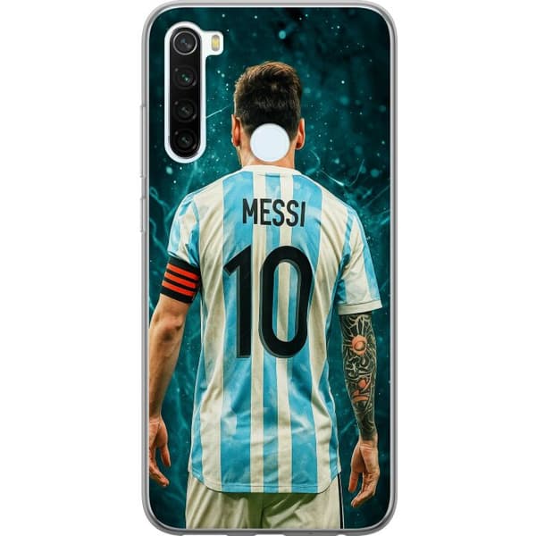 Xiaomi Redmi Note 8 Genomskinligt Skal Messi