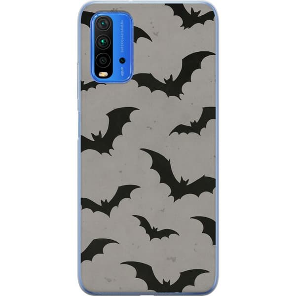 Xiaomi Redmi Note 9 4G Genomskinligt Skal Flutterprint