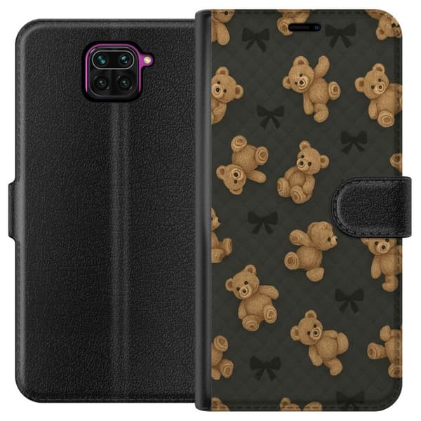 Xiaomi Redmi Note 9 Plånboksfodral Teddy Hugs
