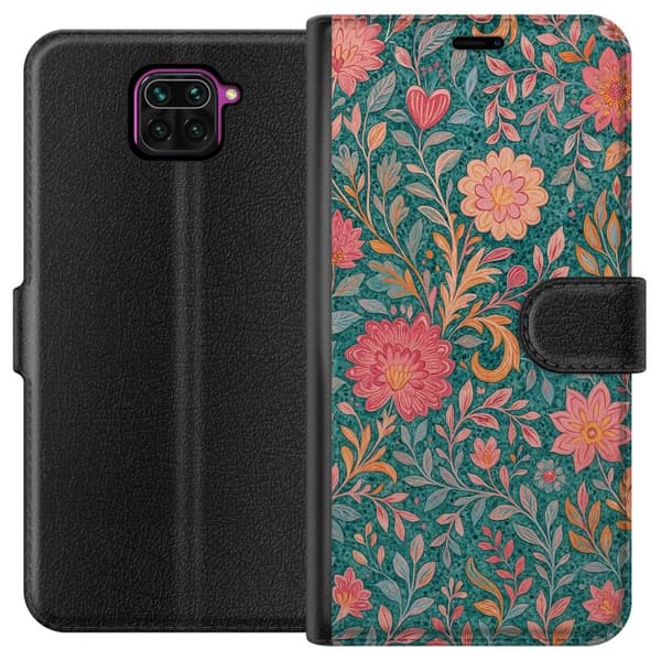 Xiaomi Redmi Note 9 Tegnebogsetui Floral Dream
