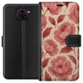 Miniatyrbillede 1 af 3: Xiaomi Redmi Note 9 Tegnebogsetui Roseblomst