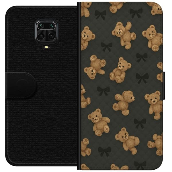 Xiaomi Redmi Note 9S Tegnebogsetui Teddy Knus