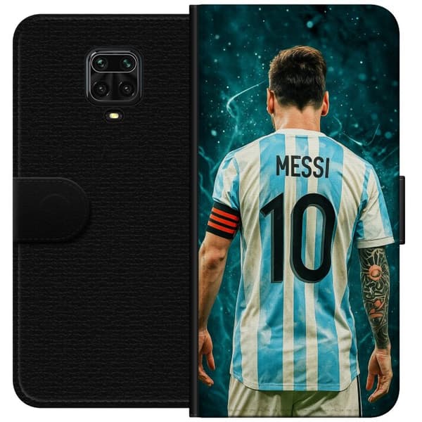 Xiaomi Redmi Note 9S Tegnebogsetui Messi