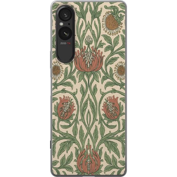 Sony Xperia 10 VI Gjennomsiktig deksel Bladedetaljer