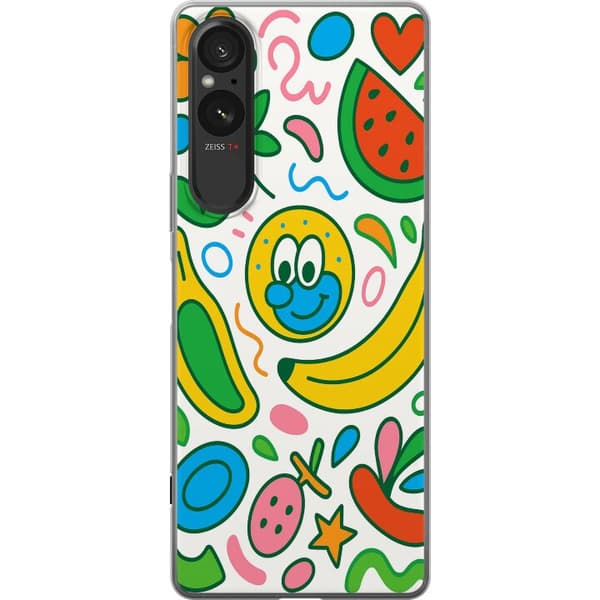 Sony Xperia 10 VI Läpinäkyvä kuori Perhosverho