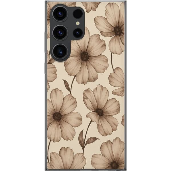Samsung Galaxy S24 Ultra Gjennomsiktig deksel Pastel Rush