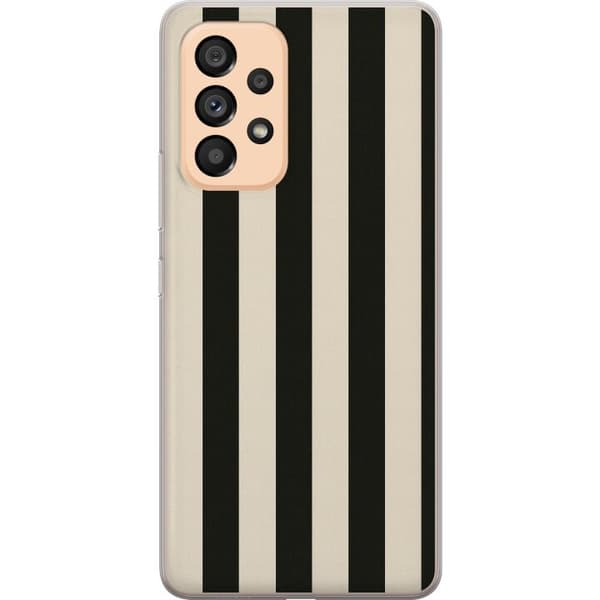Samsung Galaxy A53 5G Gennemsigtig cover Linje Flow