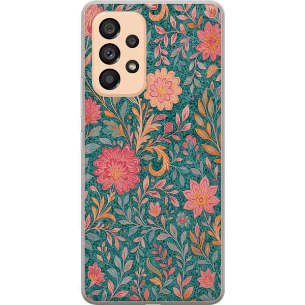 Samsung Galaxy A53 5G Gennemsigtig cover Floral Dream