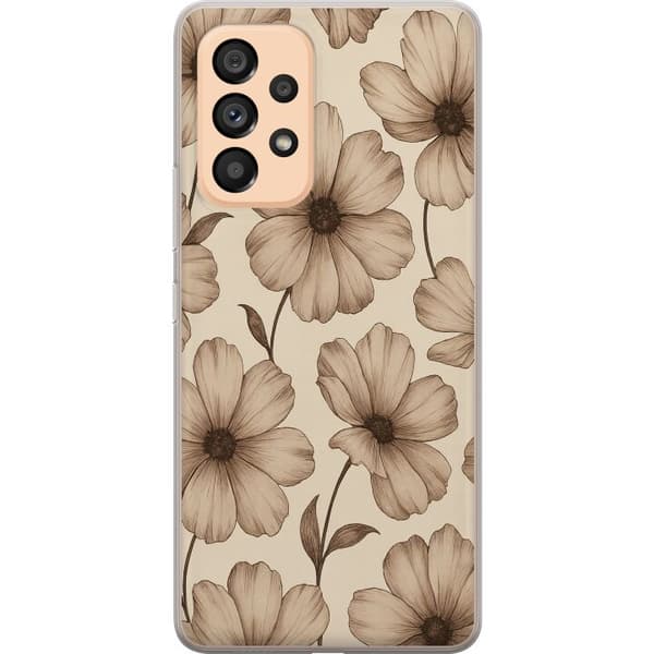 Samsung Galaxy A53 5G Gennemsigtig cover Pastel Rush