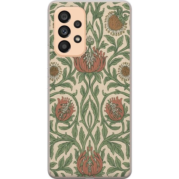 Samsung Galaxy A53 5G Gennemsigtig cover Blad Detaljer