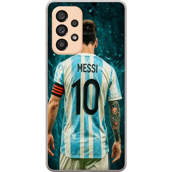 Samsung Galaxy A53 5G Gennemsigtig cover Messi