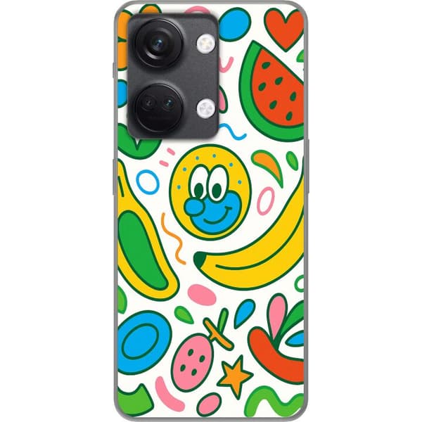 OnePlus Nord 3 Gennemsigtig cover Sommerfugle Slør