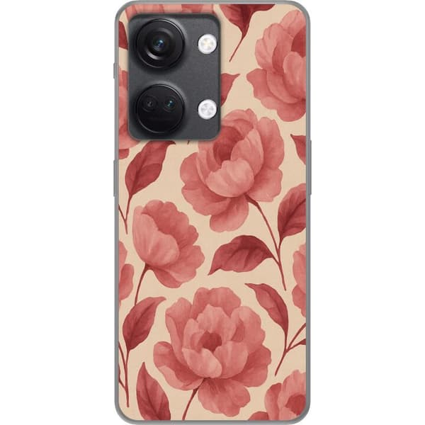 OnePlus Nord 3 Gennemsigtig cover Roseblomst