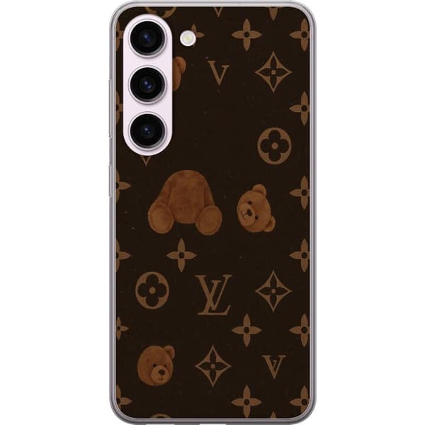 Samsung Galaxy S23 Gjennomsiktig deksel Plush Luxe