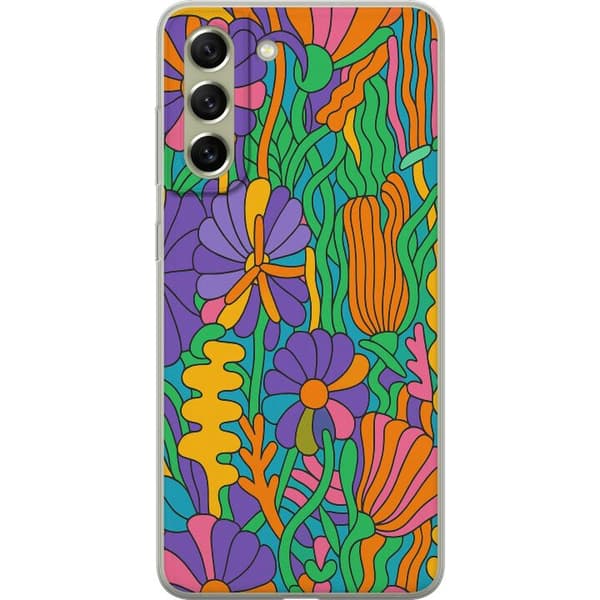 Samsung Galaxy S21 FE 5G Genomskinligt Skal Color Pop