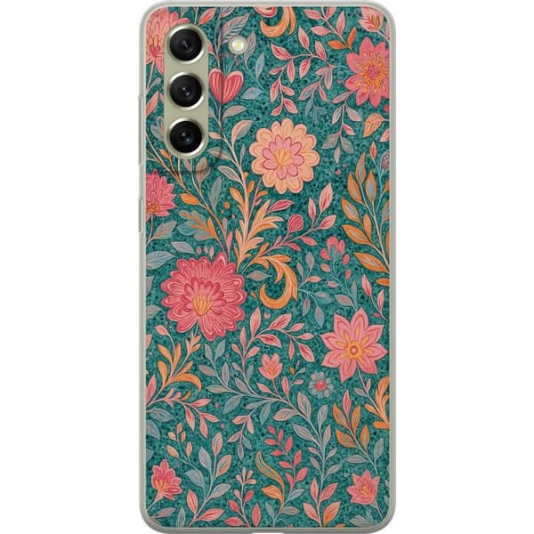 Samsung Galaxy S21 FE 5G Gjennomsiktig deksel Floral Dream
