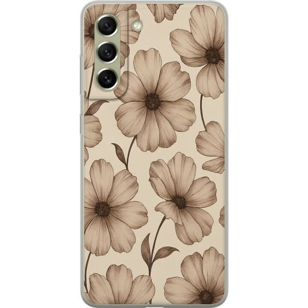 Samsung Galaxy S21 FE 5G Genomskinligt Skal Pastel Rush