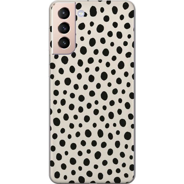 Samsung Galaxy S21 Genomskinligt Skal Dot Dance