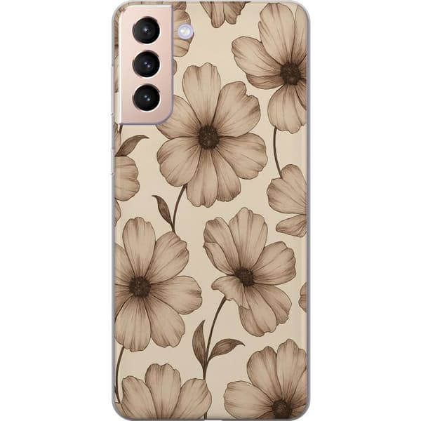 Samsung Galaxy S21 Genomskinligt Skal Pastel Rush